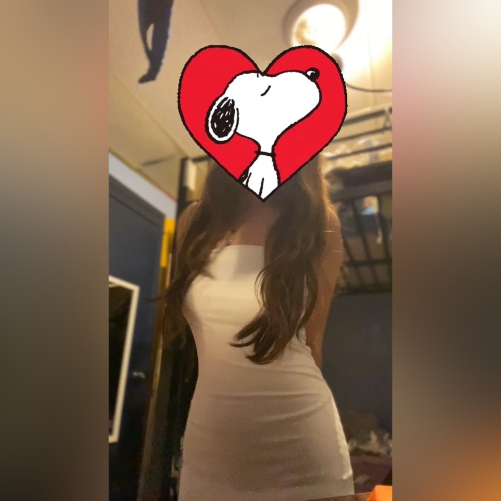 Elegant White Strapless Dress